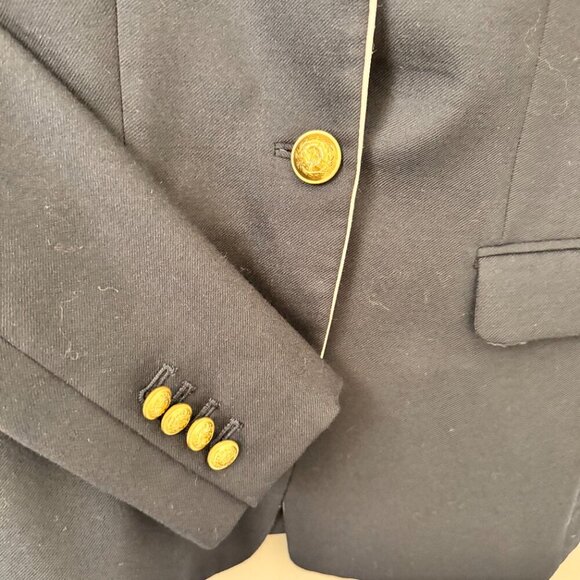 J Crew Petite Wool Regent Blazer Navy - Picture 5 of 12